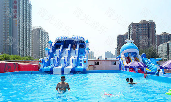 秦州大型充气泳池